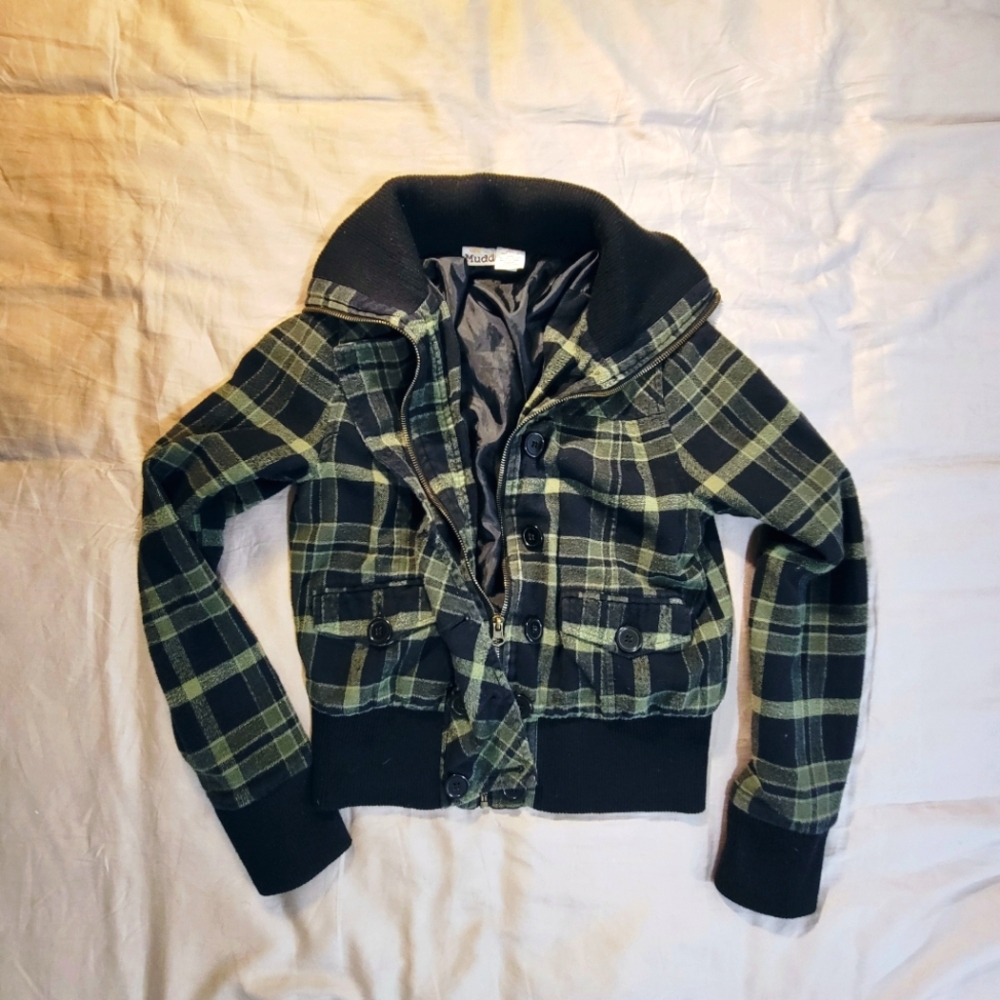 Medium, Green, Mudd Jacket - image 1